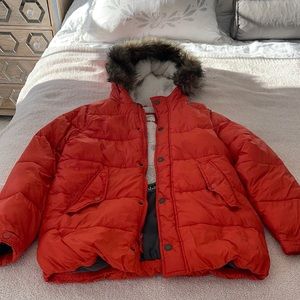 Boys Abercrombie lined winter coat